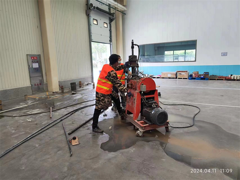 普安厂房地面下沉塌陷注浆加固施工